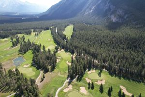 Banff Springs 2nd Hole Aerial